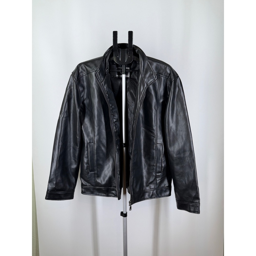 Emporio Italy Worldwide Mens Jacket Black Full Zip Size L